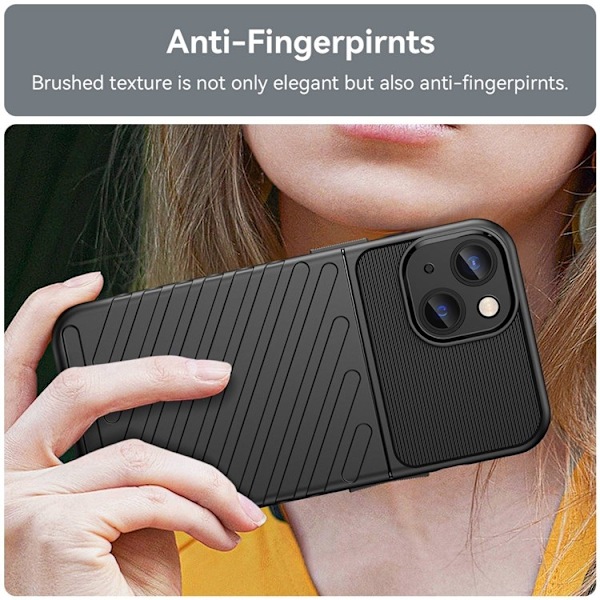 iPhone 14 Plus Skal Thunder Twill - Svart Svart