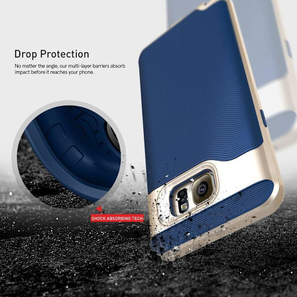 Caseology Wavelength Series BaksideSkal till Samsung Note 5 - Bl Blå