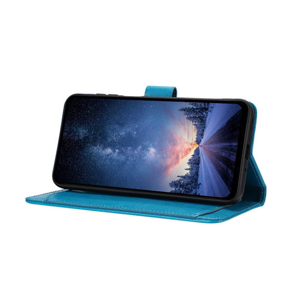 OnePlus 15 5G Plånboksfodral Folio Flip Konstläder Blå