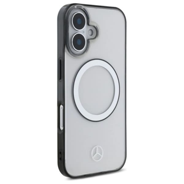 Mercedes Mobilskal till iPhone 16 Magsafe Printed Logo - Clear Transparent