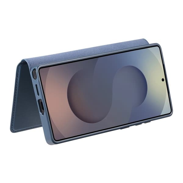 CASENEO Samsung Galaxy S25 Ultra Plånboksfodral Konstläder - Blå
