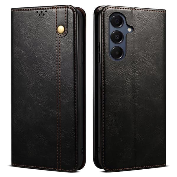 Plånboksfodral för Samsung Galaxy S26 Plus Konstläder Ställ - Svart