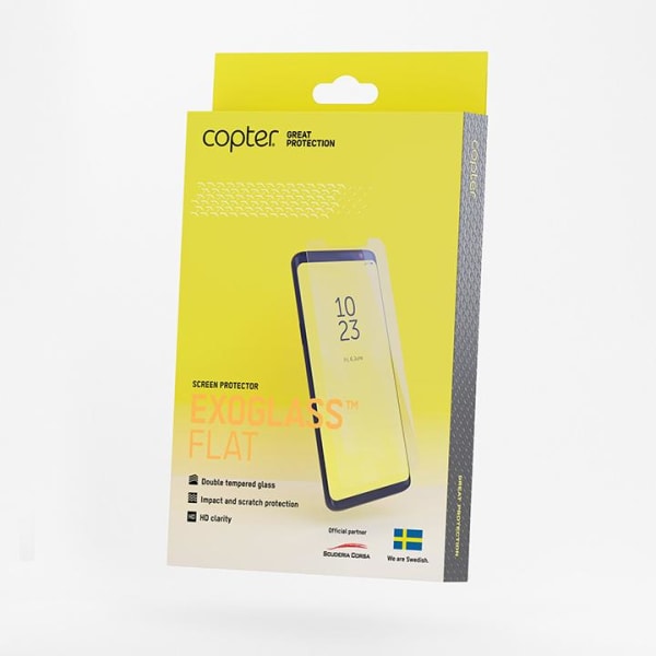 Copter Exoglass Flad Hærdet Glas Skærmbeskytter iPhone X/Xs/11 Pro
