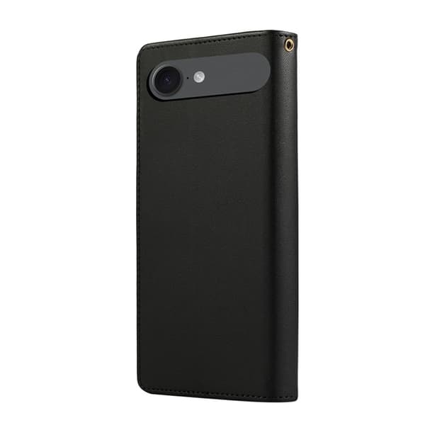 iPhone Air Plånboksfodral RFID Rhombus Läder - Svart Svart