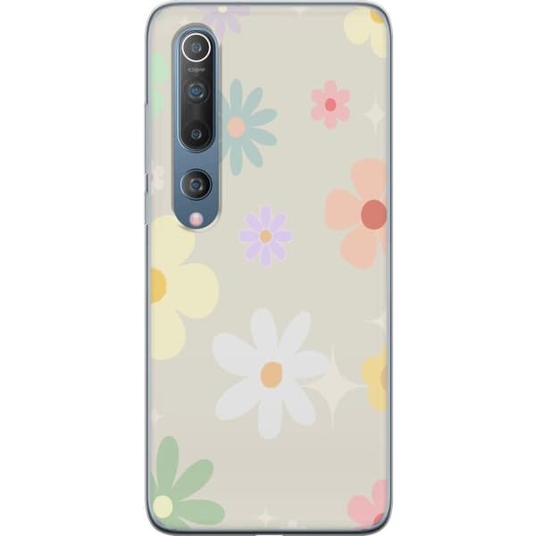 Mobilskal till Xiaomi Mi 10 5G med fejdande blommor