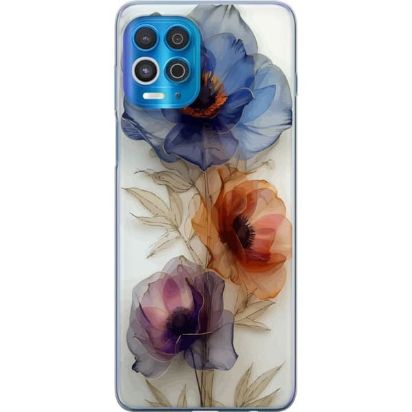Mobilskal till Motorola Edge S med Silkesblommor
