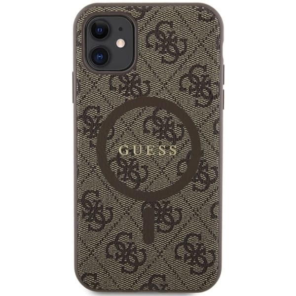 Guess iPhone 11/XR Mobilskal Magsafe 4G Collection - Brun Brun