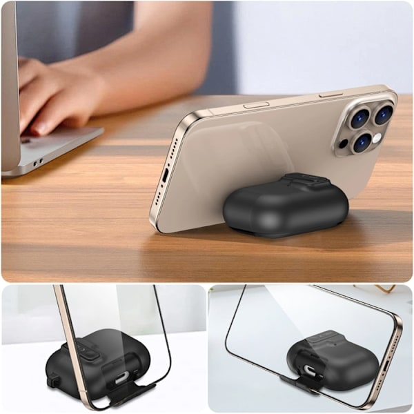Tech-Protect Apple Airpods Pro 3 Etui Slim Hook - Sort Svart