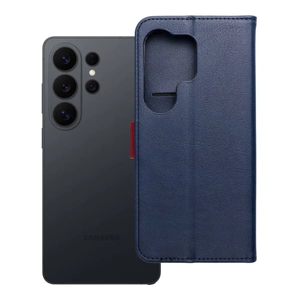 Plånboksfodral För Galaxy S26 Ultra Flap - Marinblå/Röd Blå