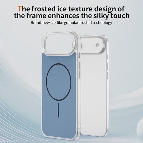 Mobilskal till iPhone Air MagSafe Skin Touch TPU PC - Blå Blå