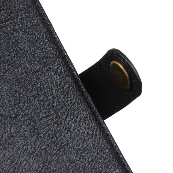 KHAZNEH kuvioitu PU-nahkainen lompakkokotelo Xiaomi 12/12X - musta