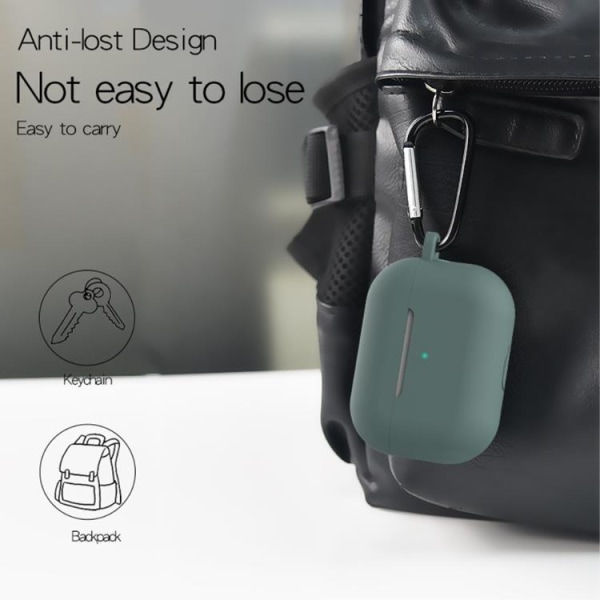 5in1 Silikone Cover Airpods Pro - Rød