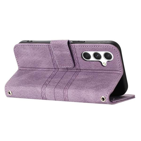 Plånboksfodral för Samsung Galaxy S26 Plus Konstläder - Lila