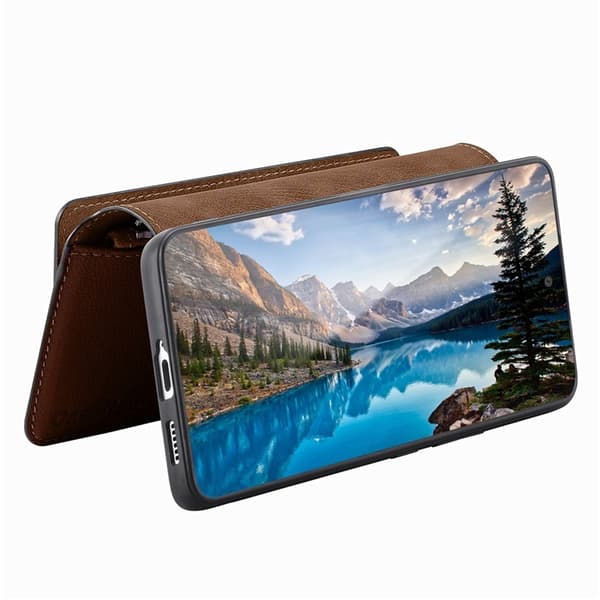 Caseneo Plånboksfodral För Galaxy S26 Plus Magnetic Läder - Brun Brun