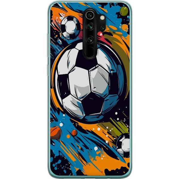 Mobilcover til Xiaomi Redmi Note 8 Pro med Fodbolde