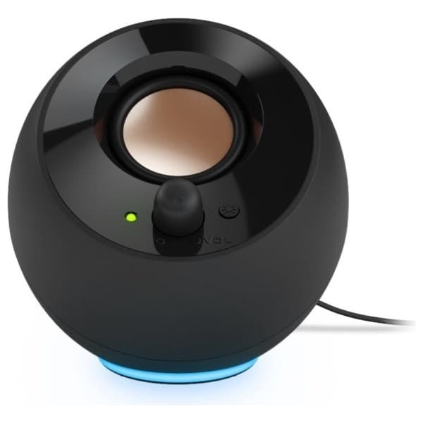 Creative Datorhögtalare USB-C Bakgrundsbelysning RGB Pebble SE Black