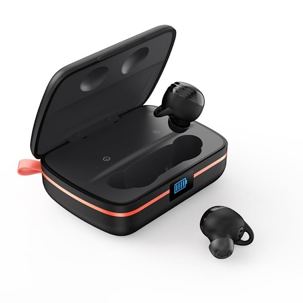 Choetech In-ear Hörlurar BH-T05 Solar TWS med Powerbank 2500mAh - Svart Svart