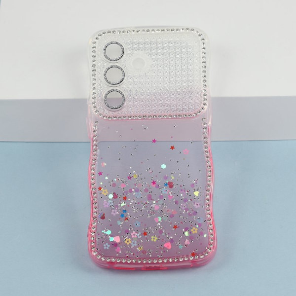 Mobilskal för Samsung Galaxy S26 Glitter TPU - Gradient Rosa