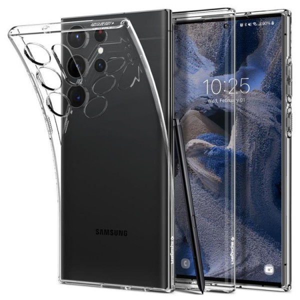Spigen Galaxy S23 Ultra Case nestekide - kirkas