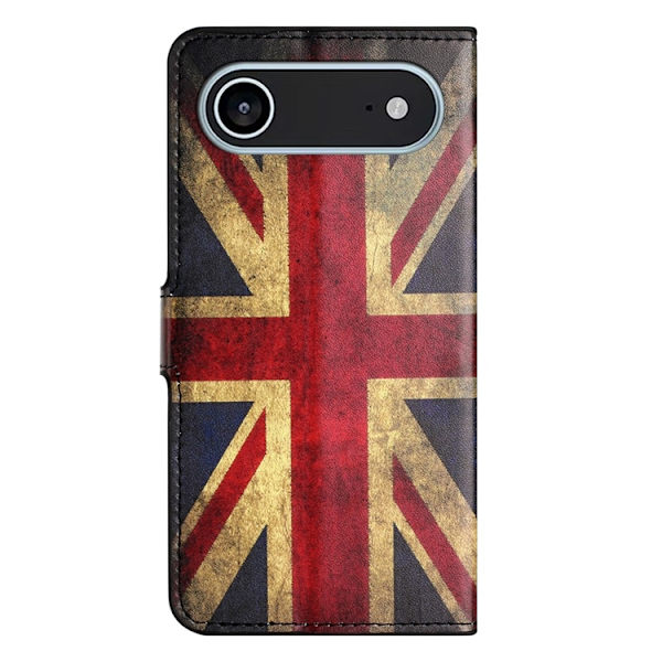 iPhone Air Konstläder Plånboksfodral Pattern Print - Union Jack Röd