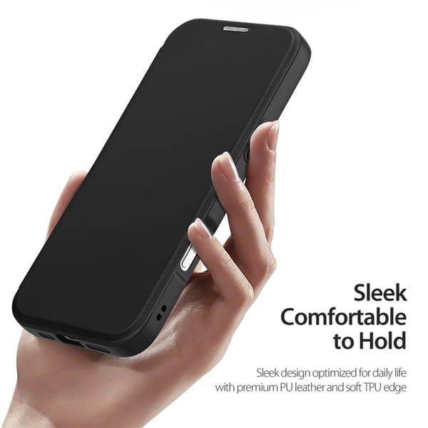 Dux Ducis iPhone Air Plånboksfodral MagSafe Skin X Pro - Svart Svart