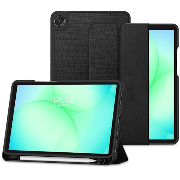 Tech-Protect Galaxy Tab A9 Plus Fodral Canvas - Obsidian Svart Svart