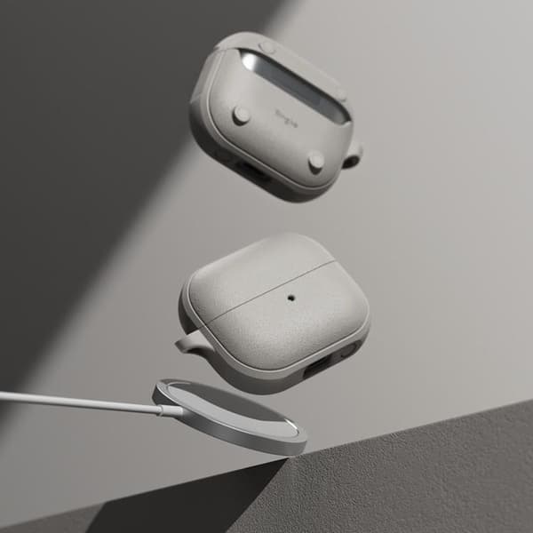 Ring Galaxy Buds 3/3 Pro Etui Magsafe Onyx Magnetisk - Varm Grå Grå