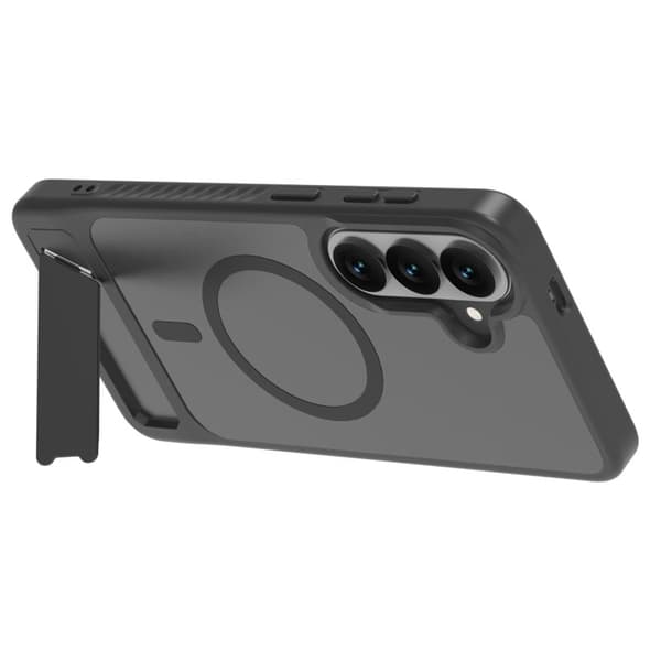 LeReach Mobilskal för Samsung Galaxy S26 Plus Magnetiskt Kickstand - Grå