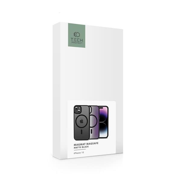 Tech-Protect iPhone 15 Pro Max Mobilskal Magsafe Magmat - Sort Svart