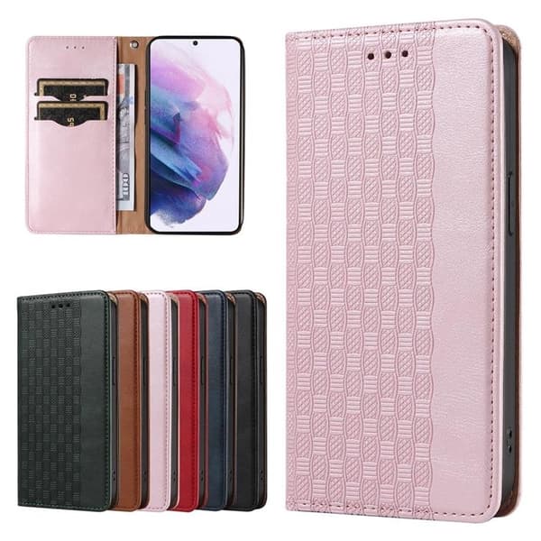Galaxy S22 Plus Plånboksfodral Magnet Strap - Rosa Rosa