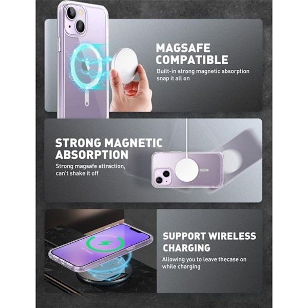 SupCase Magsafe iPhone 14 Plus Skal UB - Clear