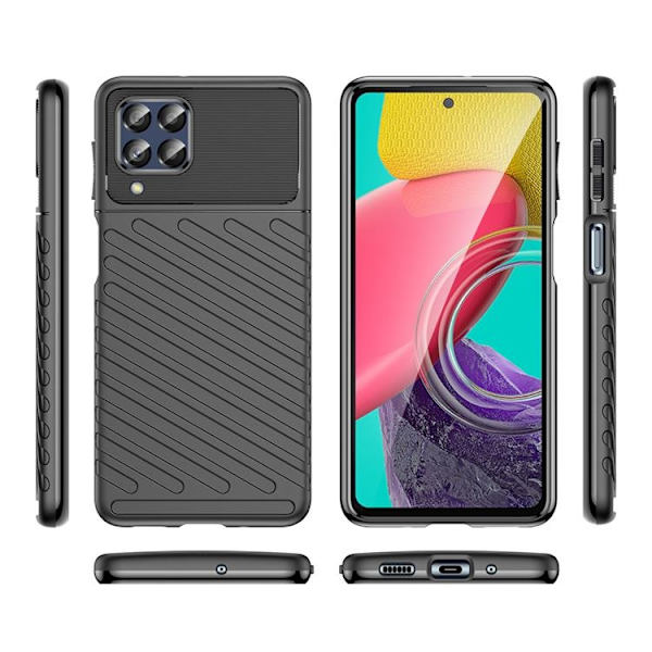Galaxy M53 5G Taske Thunder Armored Fleksibel - Sort Black