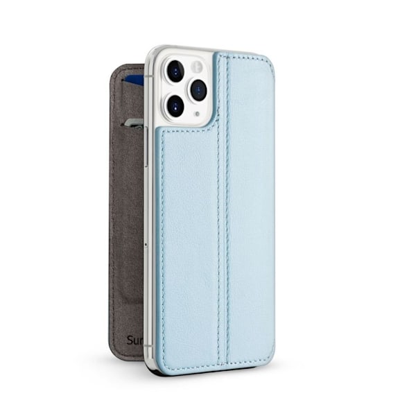 Twelve South SurfacePad för iPhone 11 Pro – Rakbladstunt nappaläder Blå