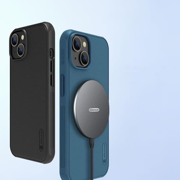 Nillkin iPhone 14 Plus Skal Super Frosted Shield - Blå Blå