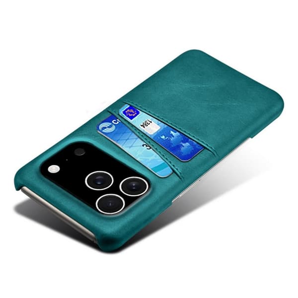 Mobilskal till iPhone 17 Pro Max Korthållare Dual - Grön Grön