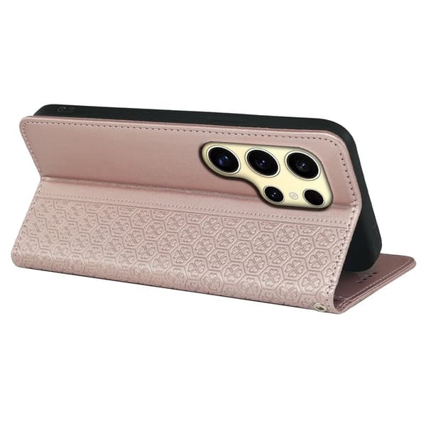 ABEEL Samsung Galaxy S26 Ultra Plånboksfodral Konstläder - Roséguld