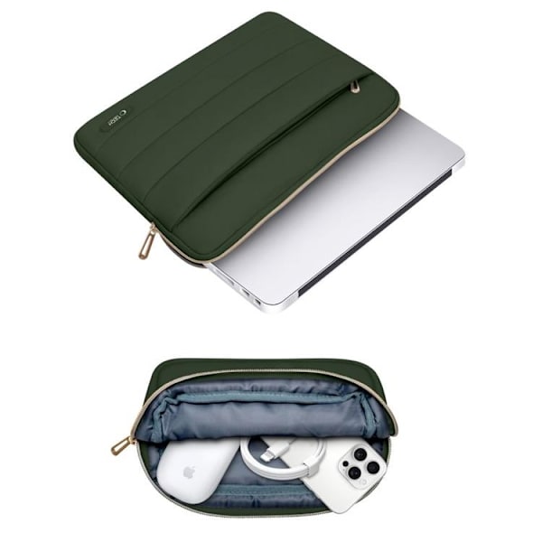 Tech-Protect Laptop 15-16" Datorfodral Puffy - Army Grön Grön
