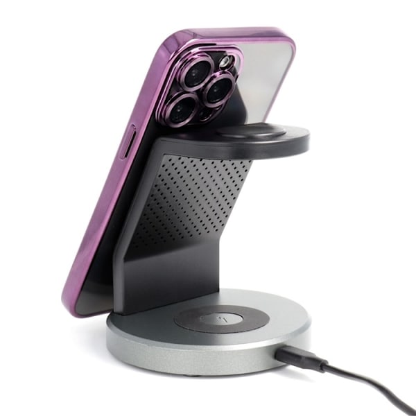iPhone 15 Plus Mobilskal Magsafe Electro - Lila