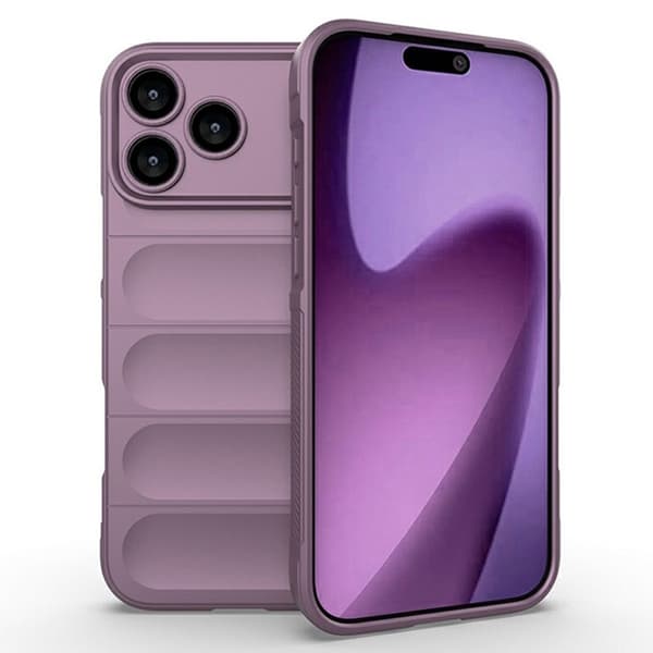 AMORUS Mobilskal till iPhone 17 Pro Shockproof TPU Rugged - Lila Lila