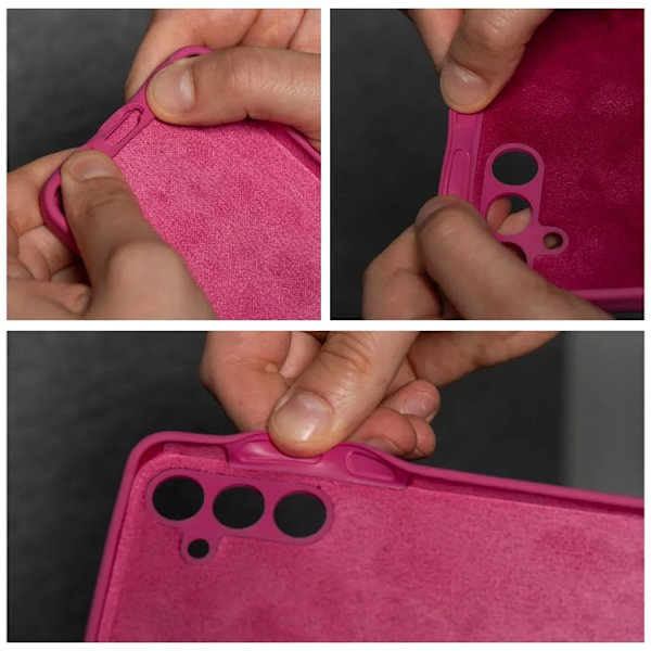 Mobilskal till Galaxy S25 Edge Silikon 2mm - Rosa