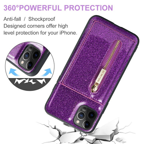 DG.MING M3 Series Mobilskal till iPhone 11 Pro Max Lila