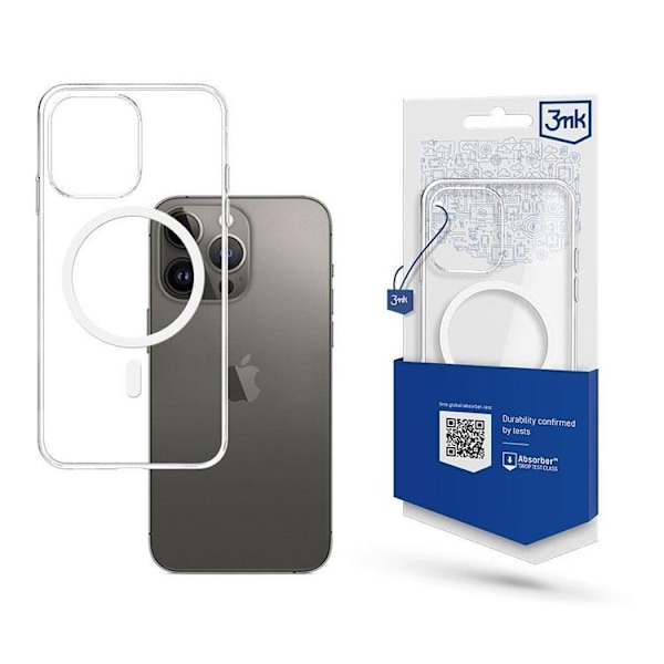 3MK Mobilskal till iPhone 15 Pro Max Magsafe - Transparent