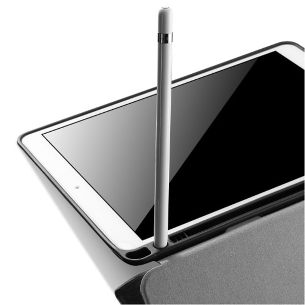 Dux Ducis Tri-Fold Läderfodral till iPad 9.7 2018 - Grå grå