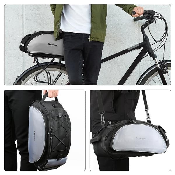 Wozinsky cykelbagagetaske med rem 13L