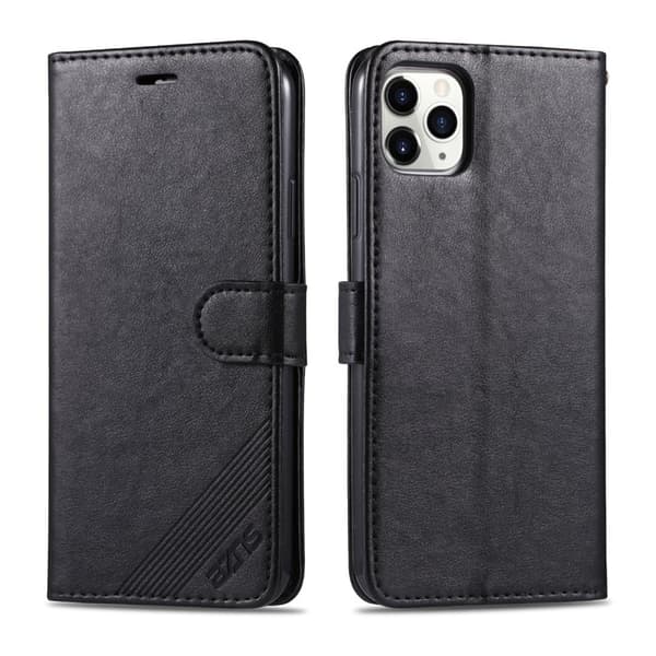 AZNS Mobilskal till iPhone 13 KonstLäder - Svart