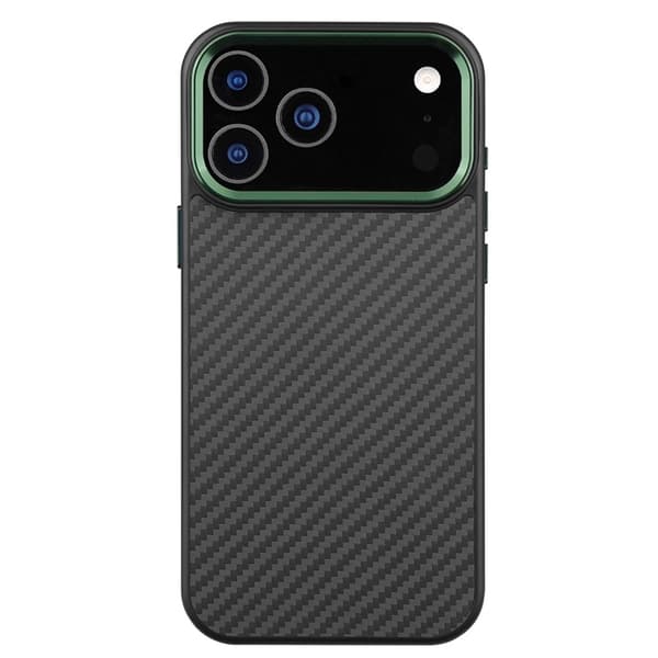 Mobilskal till iPhone 17 Pro Max MagSafe Aramid Fiber - Grön Grön