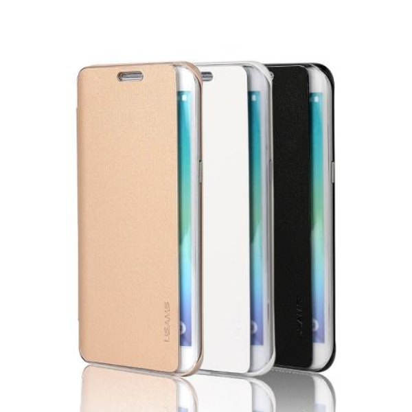 Usams Uview -mobiilikotelo Samsung Galaxy S6 Edge Plus -puhelimelle - valkoinen White