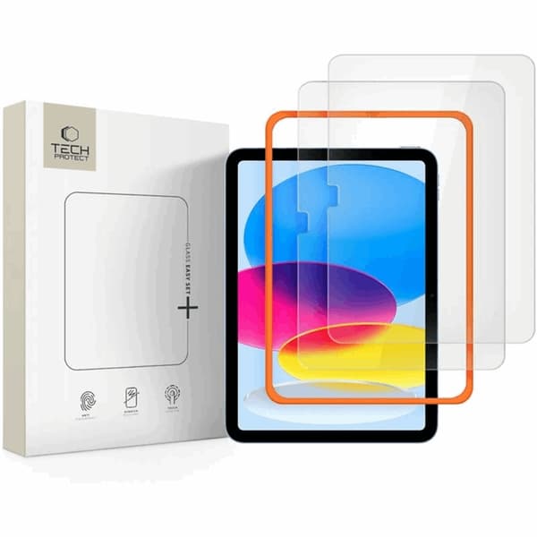 Tech-Protect [2-Pack] iPad 10.9 (2022)/11 (2025) Härdat Glas Skärmskydd Transparent