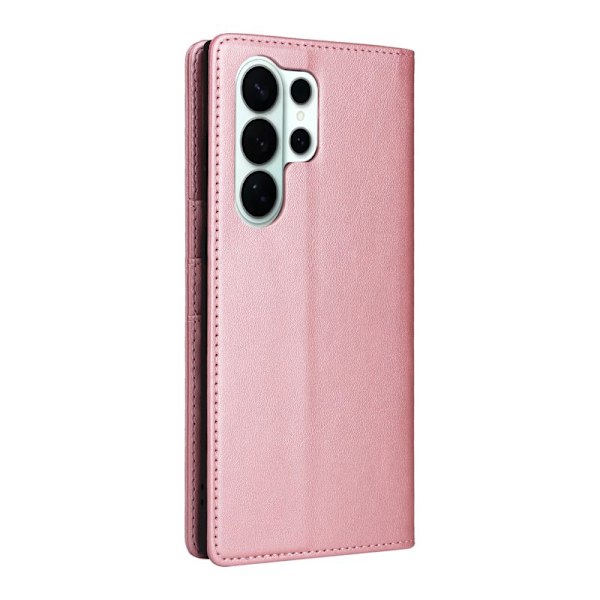 Plånboksfodral för Samsung Galaxy S26 Ultra RFID Blocking Konstläder - Rosa