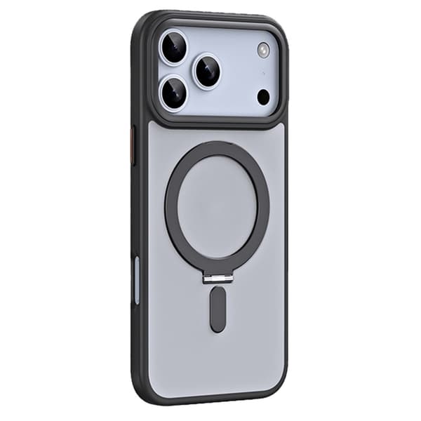 Telefontaske til iPhone 17 Pro Max MagSafe Kickstand Silver